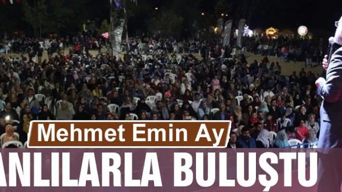 Mehmet Emin Ay Vanlılarla Buluştu