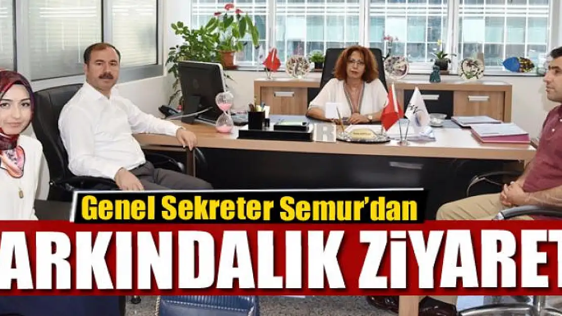 Genel Sekreter Semur'dan farkındalık ziyareti