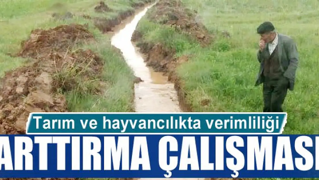 Tarım ve hayvancılıkta verimliliği arttırma çalışması