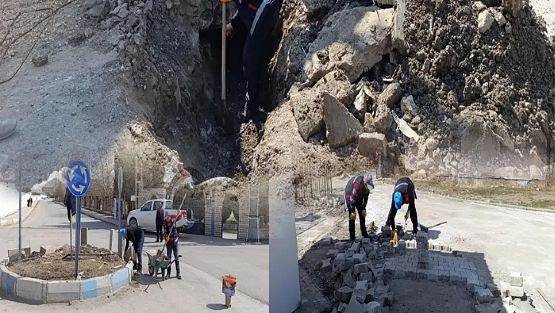 Edremit Belediyesi'nden yol çalışması