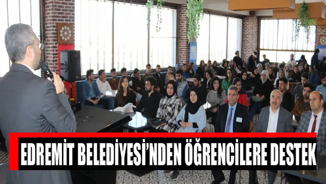 Edremit Belediyesi'nden öğrencilere destek