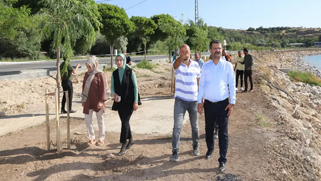 Edremit sahilindeki modern mesire alanı projesi başladı