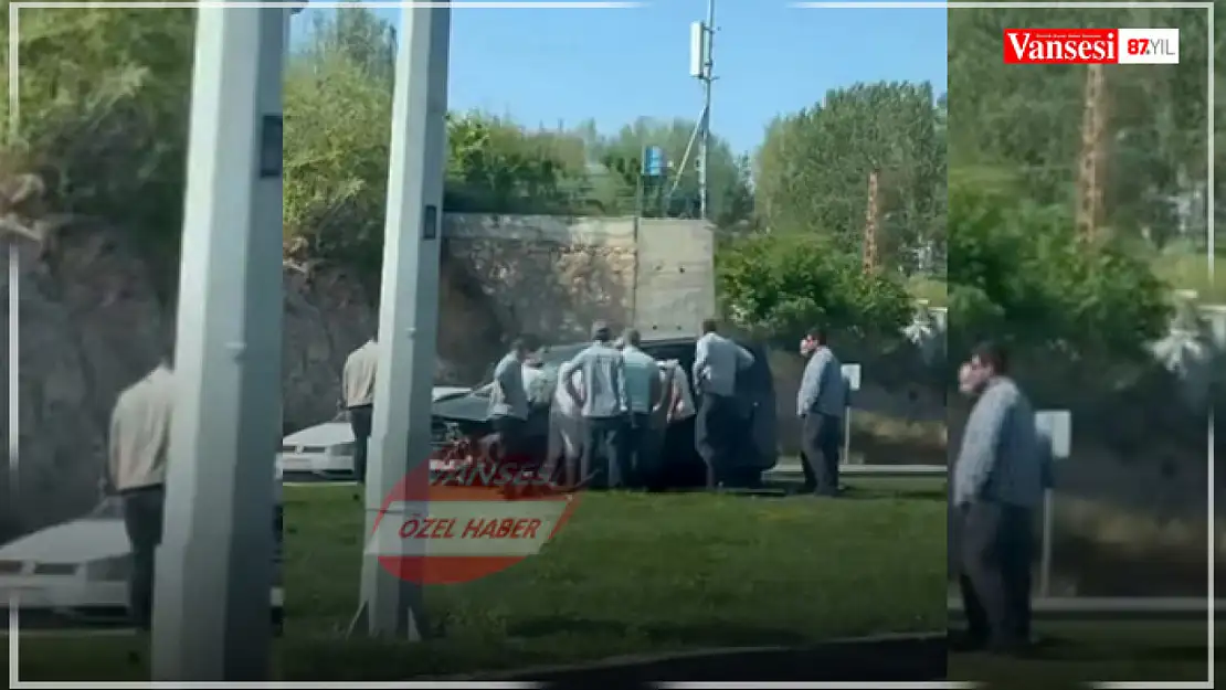 Edremit yolu üzerinde kaza