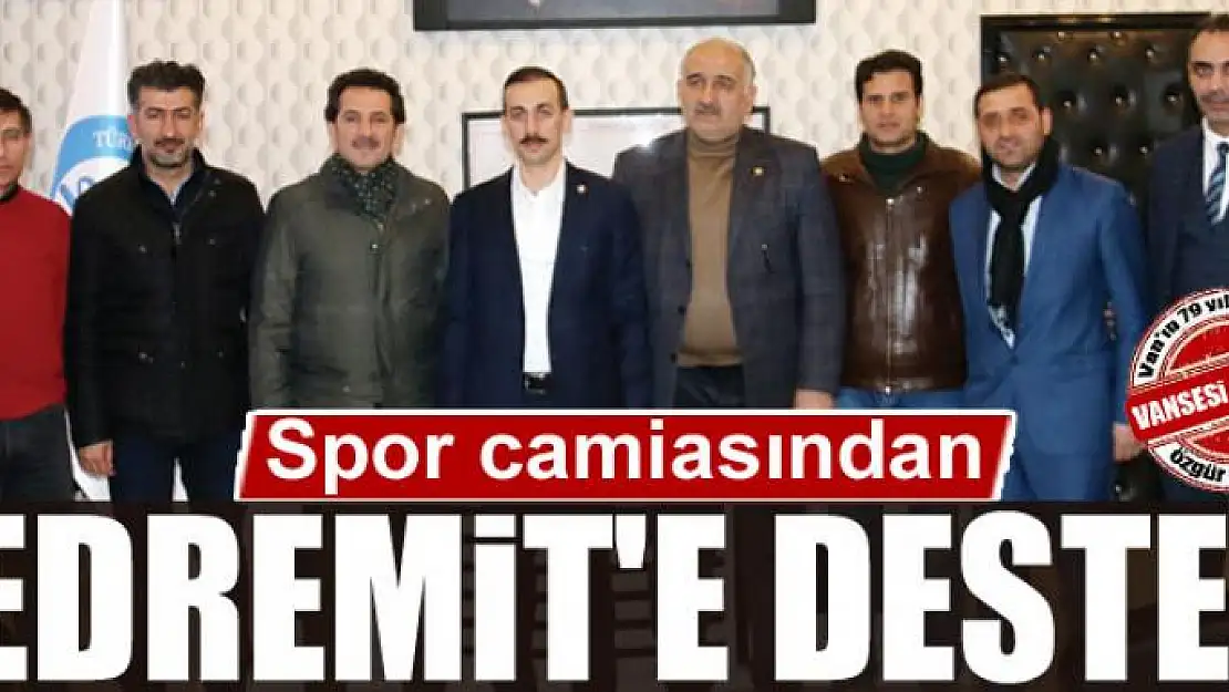 Spor camiasından Edremit'e destek