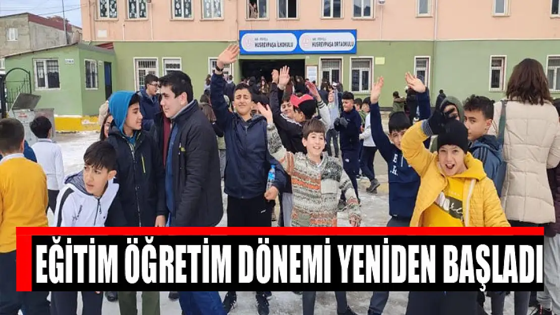 2. yarı yıl eğitim öğretim dönemi başladı