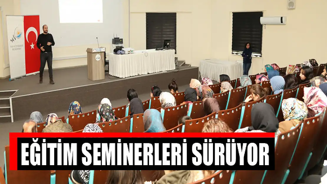 Eğitim seminerleri sürüyor