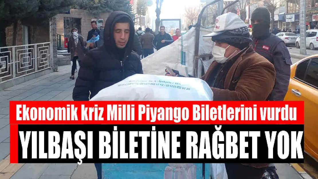 Ekonomik kriz Milli Piyango Biletlerini vurdu Yılbaşı biletine rağbet yok