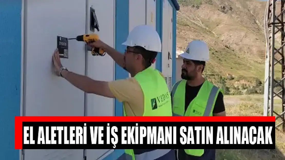 El aletleri ve iş ekipmanı satın alınacak