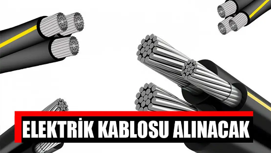 Elektrik kablosu alınacak