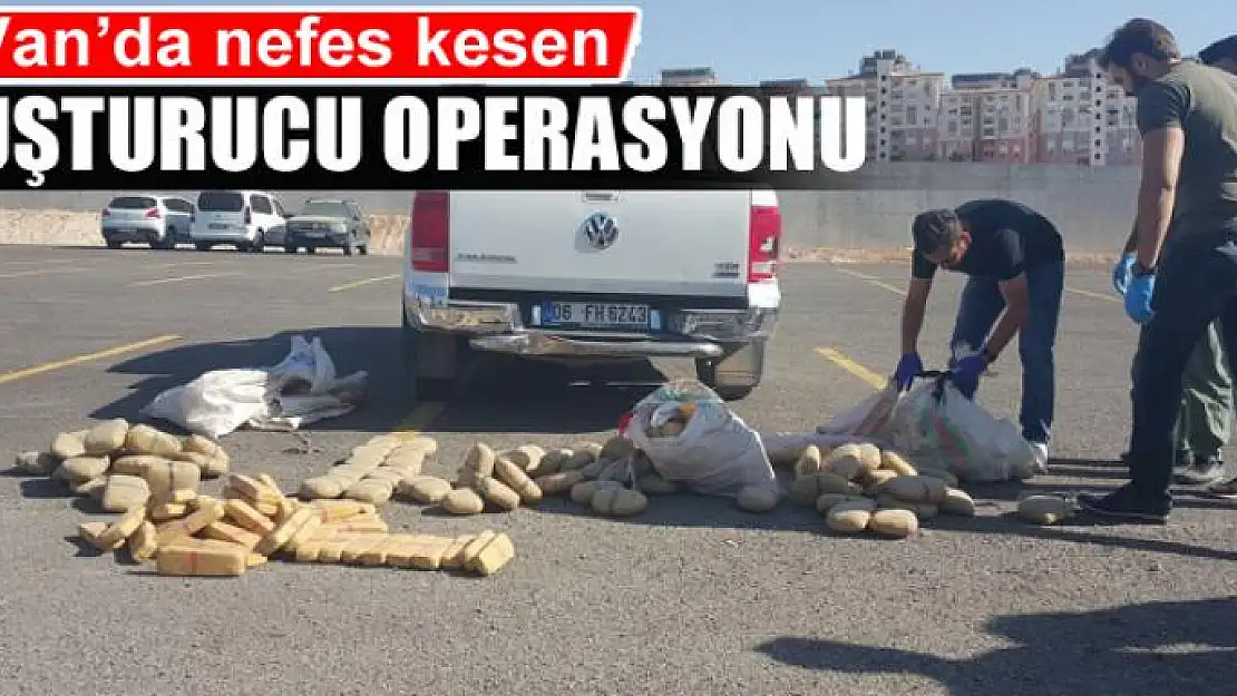 Van'da nefes kesen uyuşturucu operasyonu 