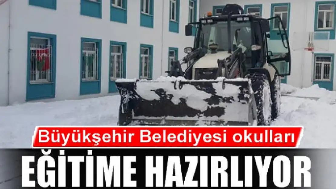 Van Büyükşehir Belediyesi okulları eğitime hazırlıyor