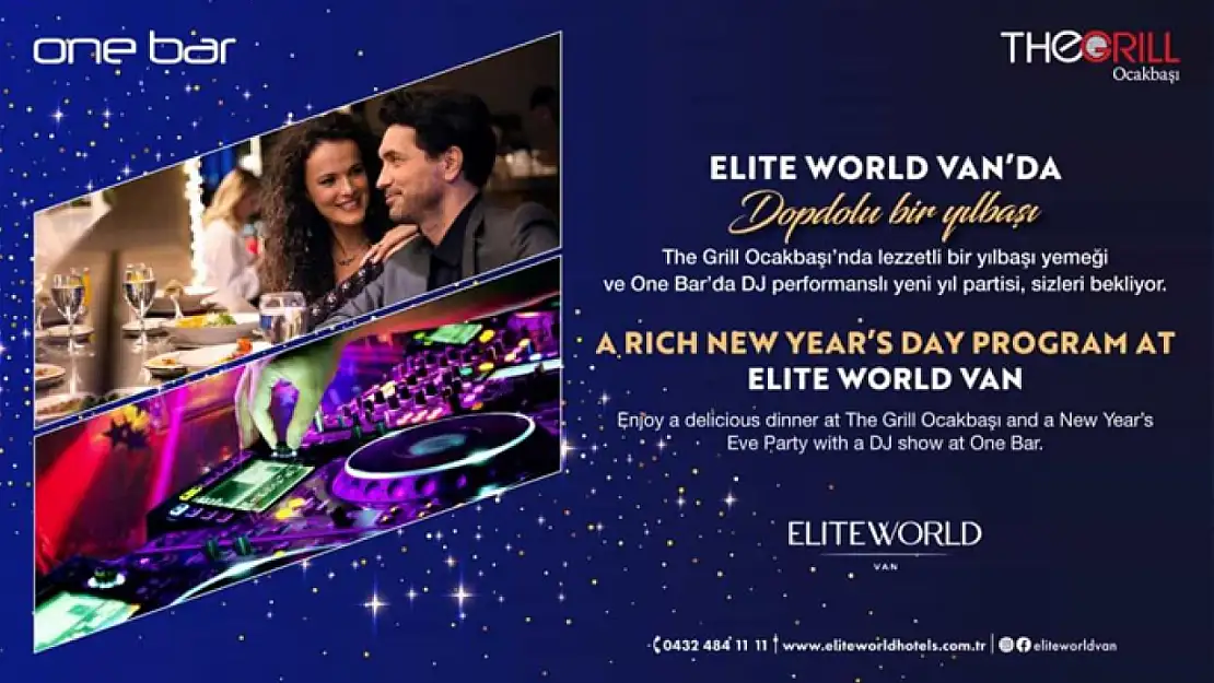 Elite World Van Hotel'den yılbaşı programı