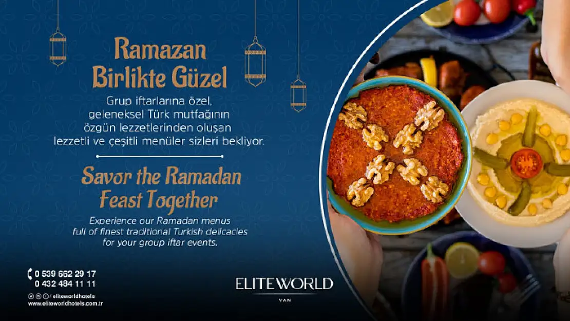 Elite World'den 5 yıldızlı iftar keyfi