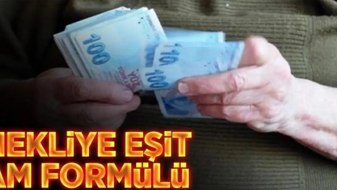 Emekliye eşit zam formülü