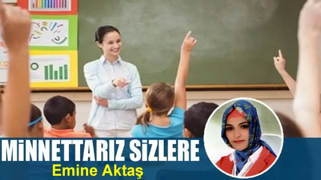 Minnettarız sizlere