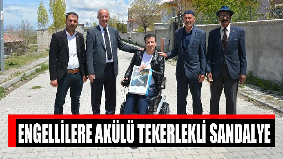 ENGELLİLERE AKÜLÜ TEKERLEKLİ SANDALYE