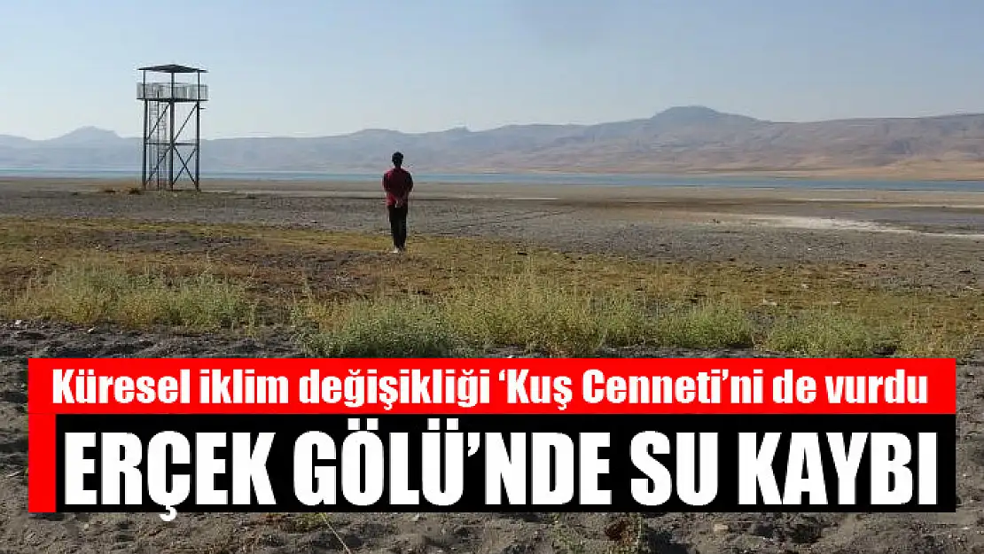 ERÇEK GÖLÜ'NDE SU KAYBI