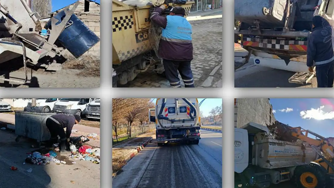 Erciş Belediyesi'nden temizlik çalışması