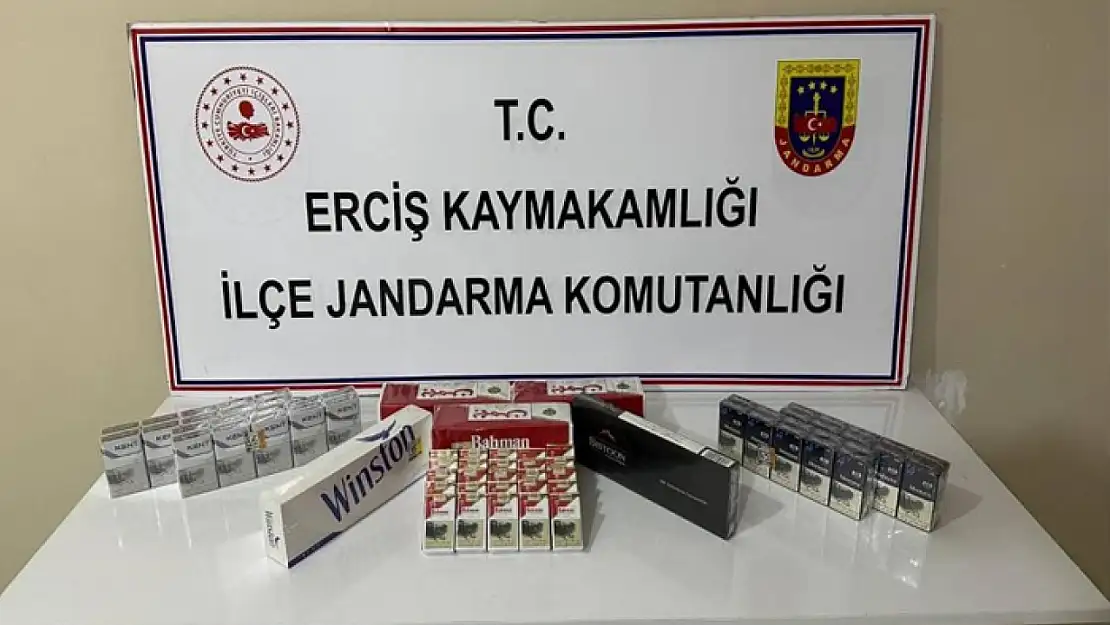 Erciş'te kaçak sigara operasyonu