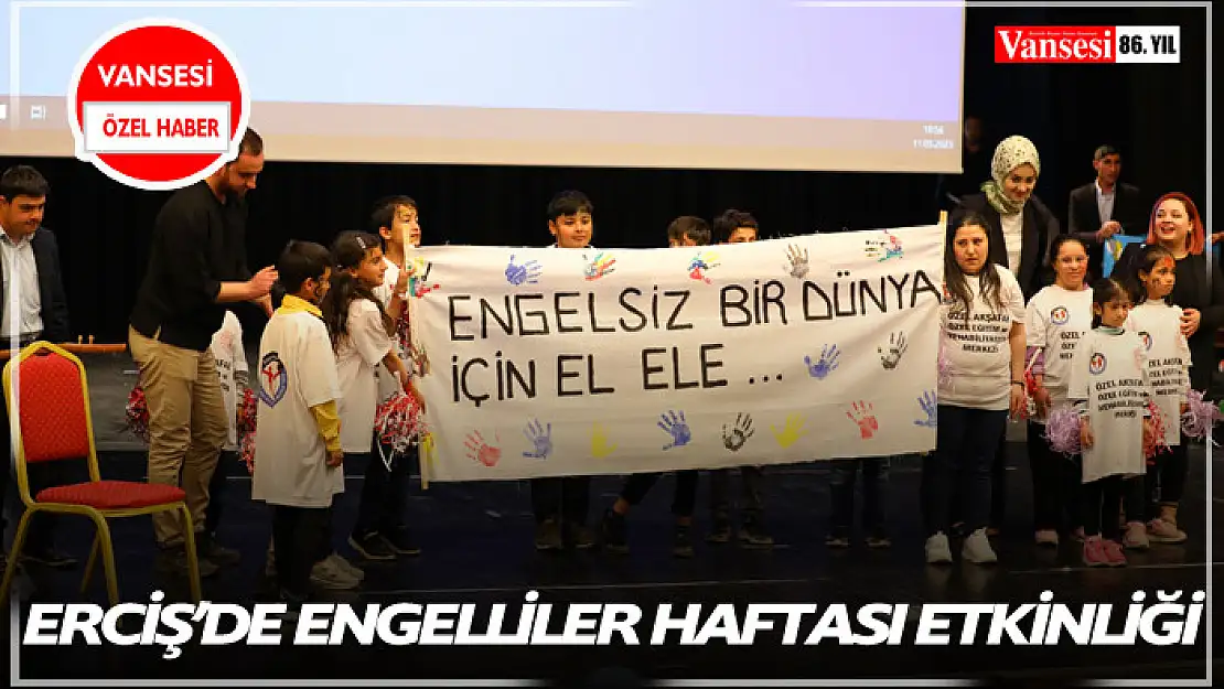 Erciş'de engelliler haftası etkinliği düzenlendi