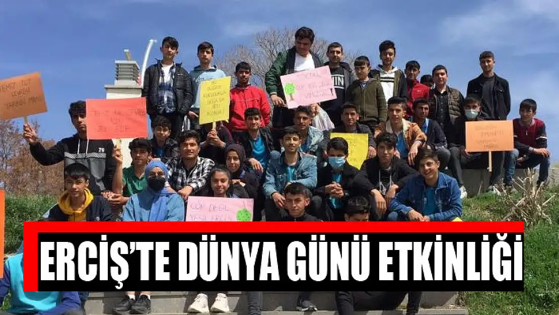 Erciş'te Dünya Günü etkinliği