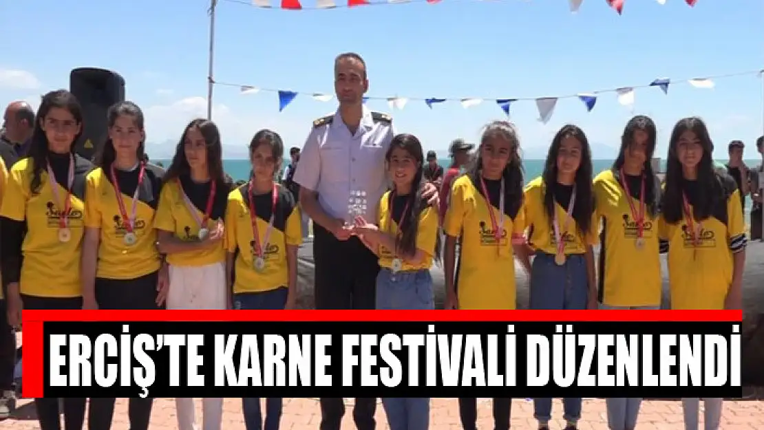 Erciş'te karne festivali düzenlendi