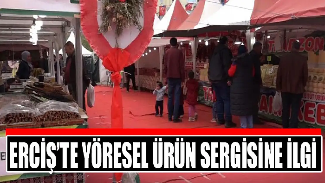 Erciş'te yöresel ürün sergisine ilgi