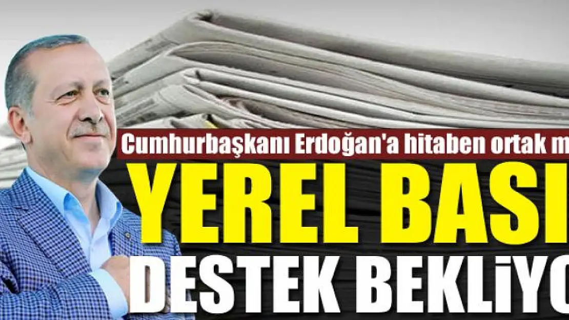 YEREL BASIN DESTEK BEKLİYOR