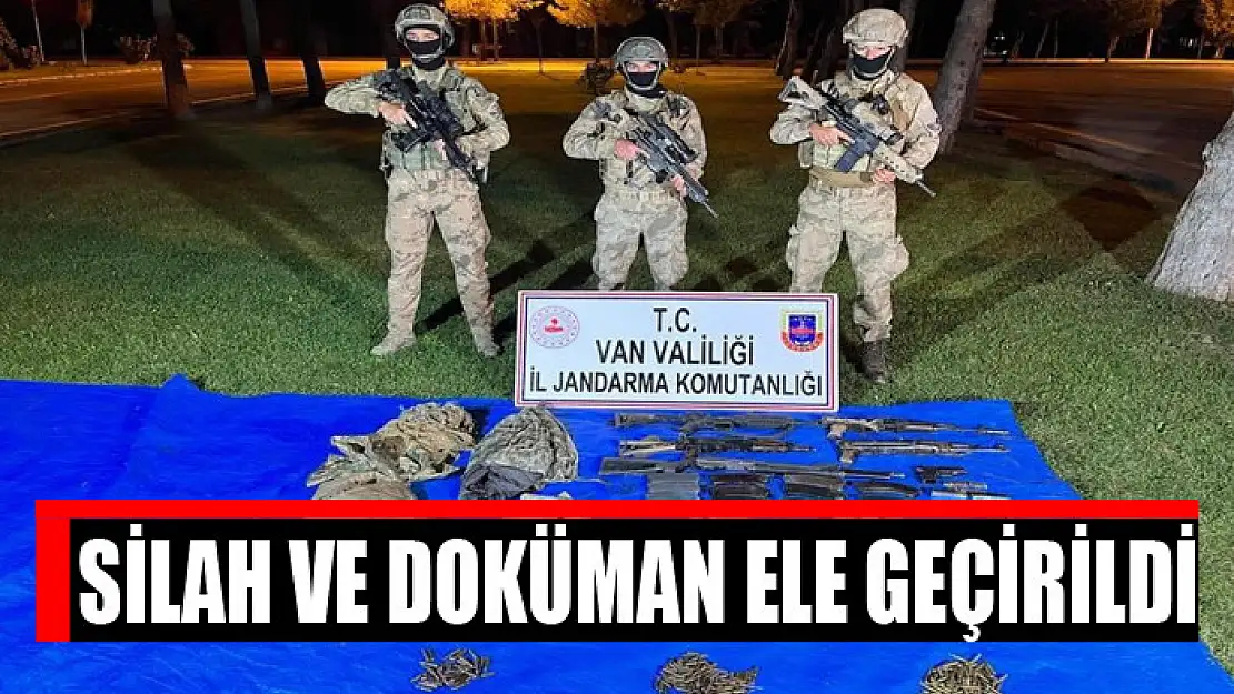 Eren Abluka-35 operasyonunda silah ve doküman ele geçirildi