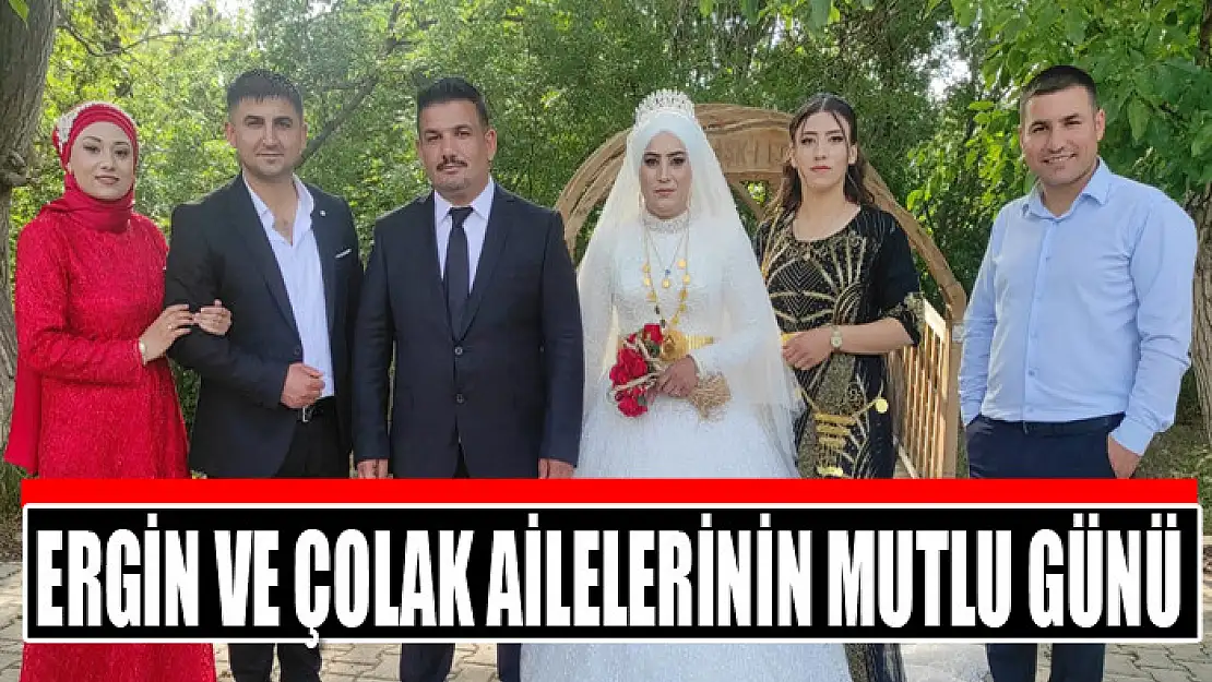 Ergin ve Çolak ailelerinin mutlu günü