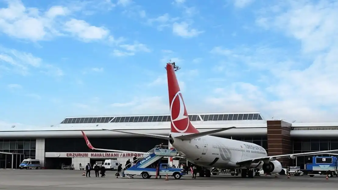 Erzurum'da Ekim ayında 91 bin 230 kişi uçtu