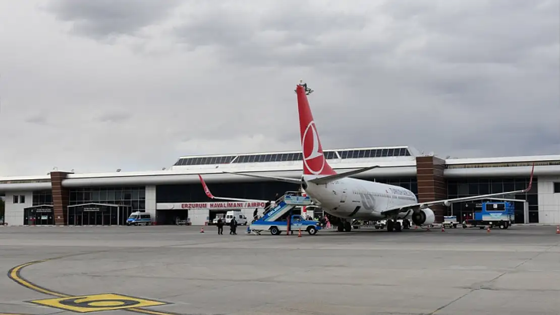 Erzurum'da ilk çeyrekte ayından 601 bin 241 kişi uçtu