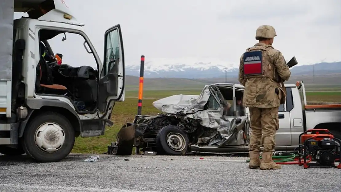 Erzurum'da jandarma bölgesinde bir ayda 14 trafik kazası