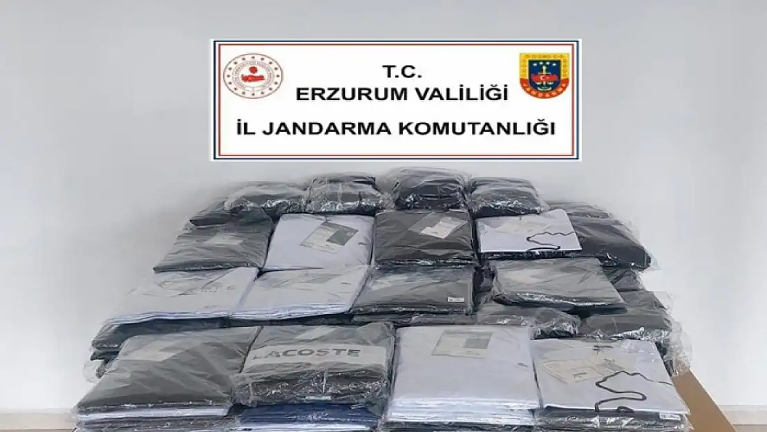 Erzurum'da kaçakçılara operasyon