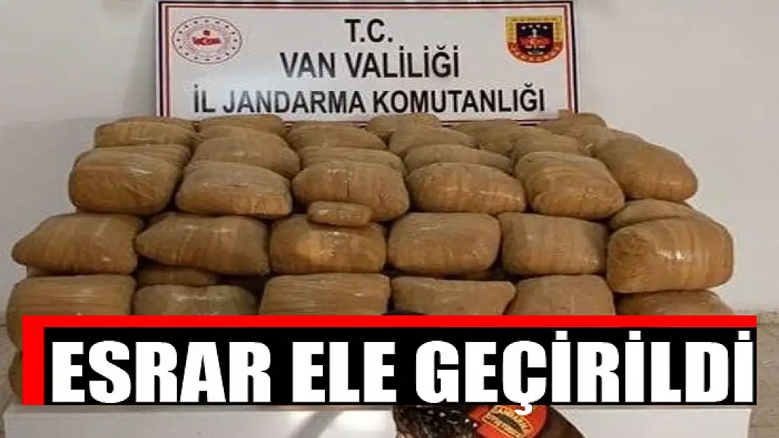 Esrar ele geçirildi