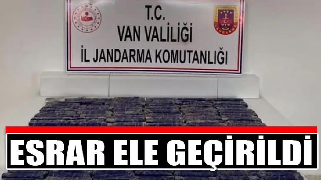 Esrar ele geçirildi