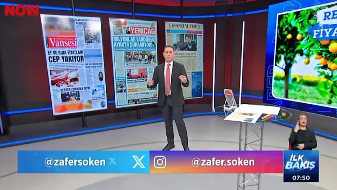 Et ve gıda fiyatları cep yakıyor haberi Vansesi farkıyla NOW TV'de