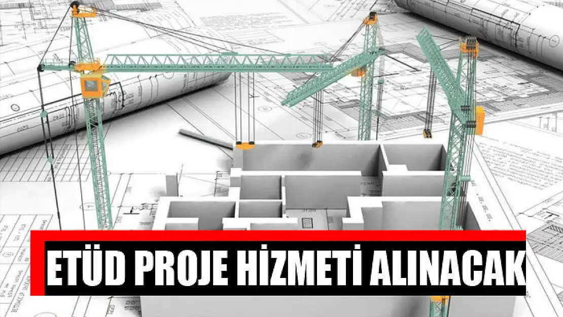 Etüd proje hizmeti alınacak