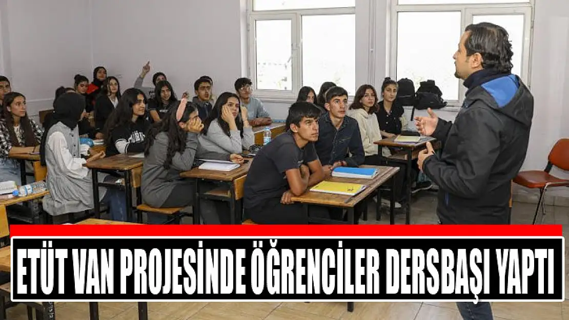 Etüt Van Projesinde öğrenciler dersbaşı yaptı