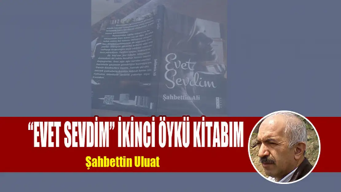 'Evet Sevdim' ikinci öykü kitabım