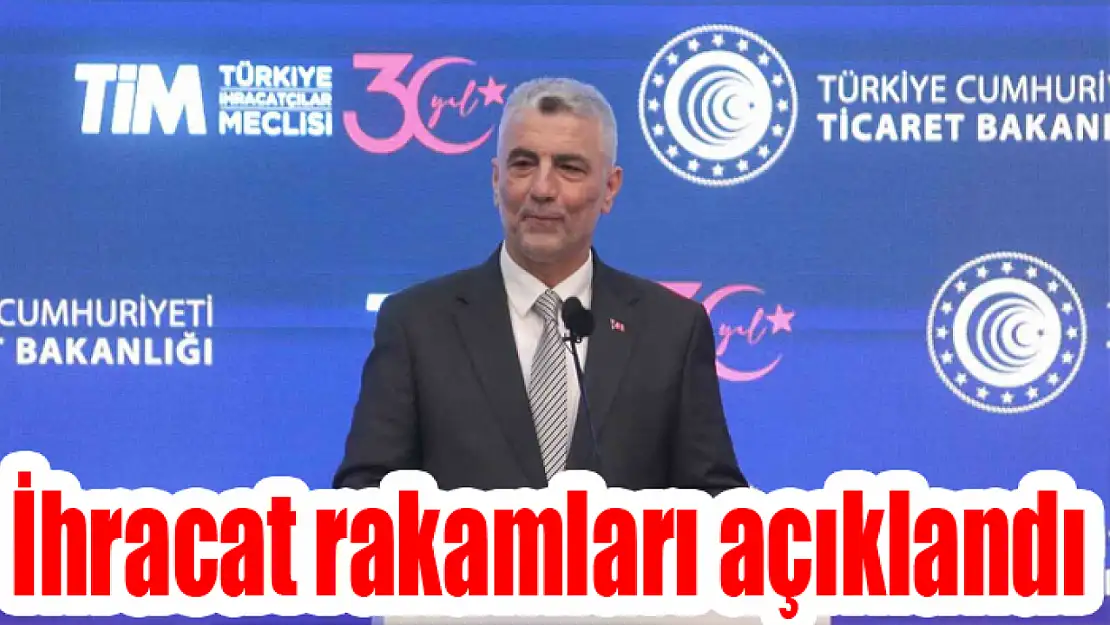 Eylül ayı İhracat rakamları açıklandı