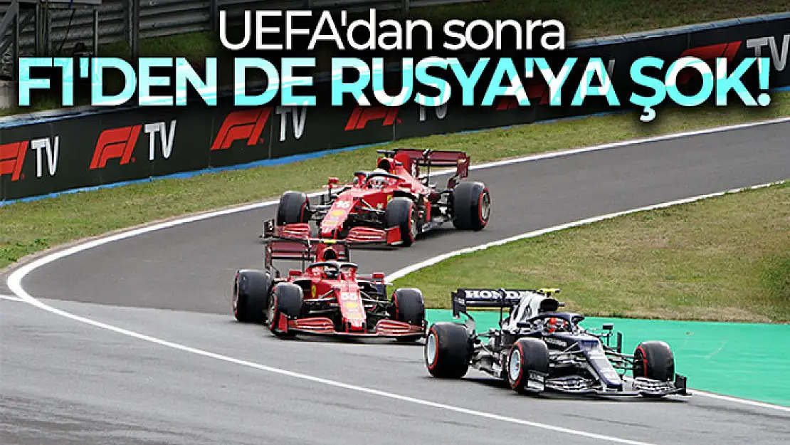 F1, Rusya GP'sini iptal etti