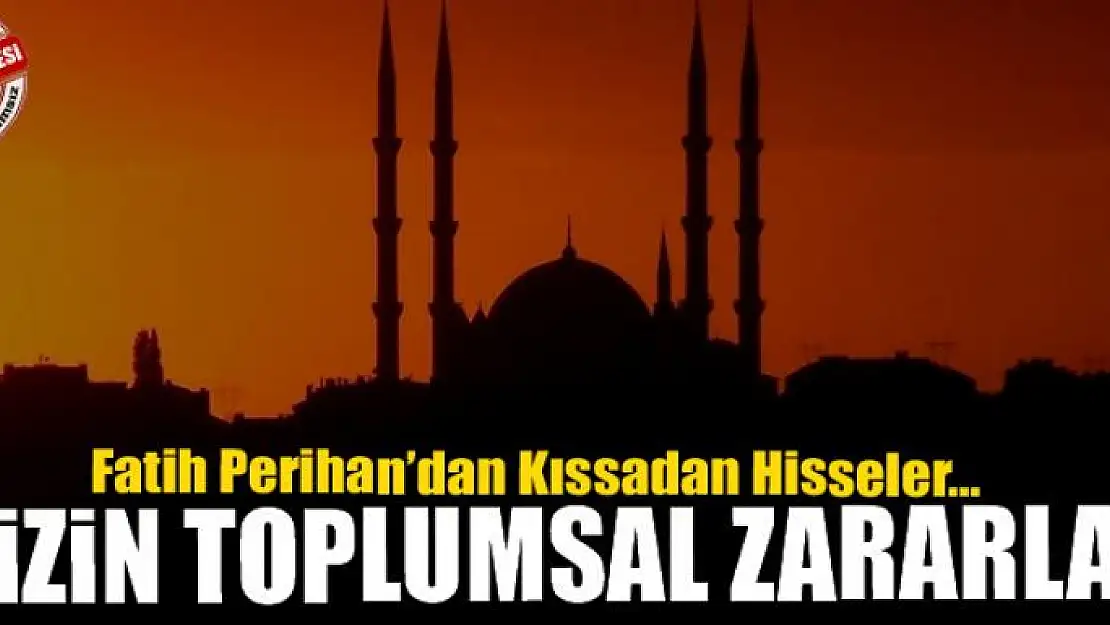 Faizin toplumsal zararları