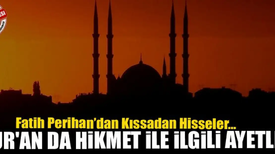 Kur'an da hikmet ile ilgili ayetler