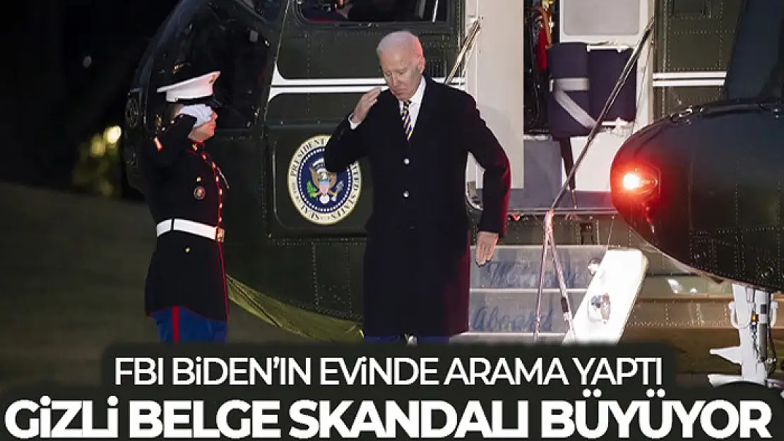 FBI'dan ABD Başkanı Biden'ın evinde gizli belge araması