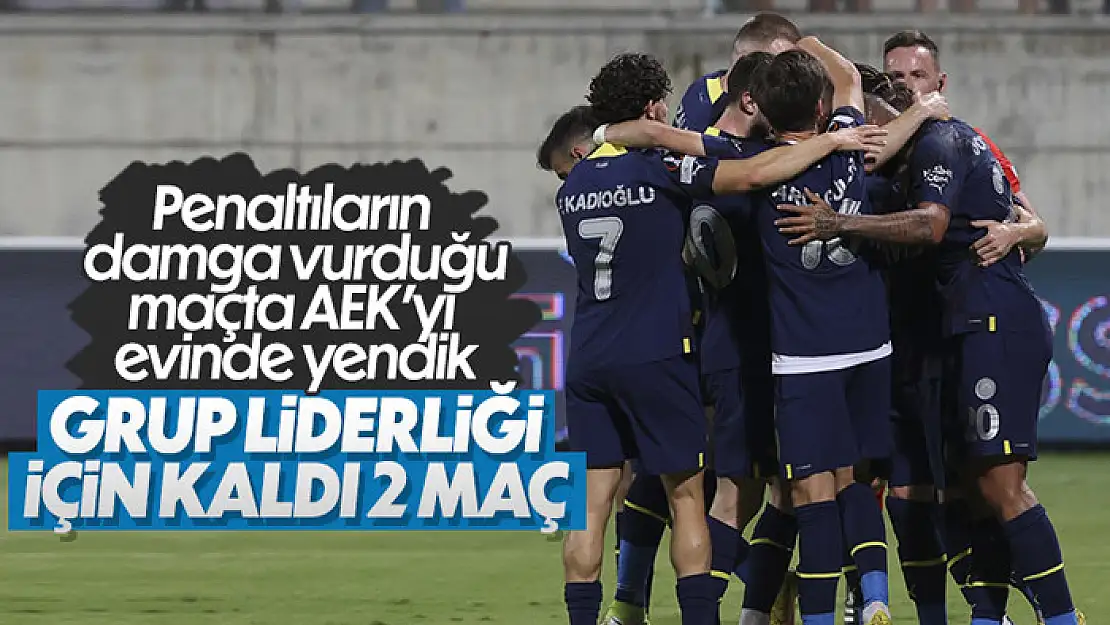 Fenerbahçe liderliği bırakmadı, turu garantiledi!