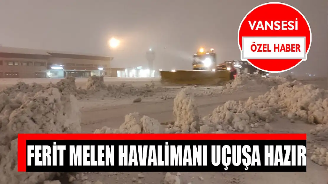 Ferit Melen Havalimanı uçuşa hazır