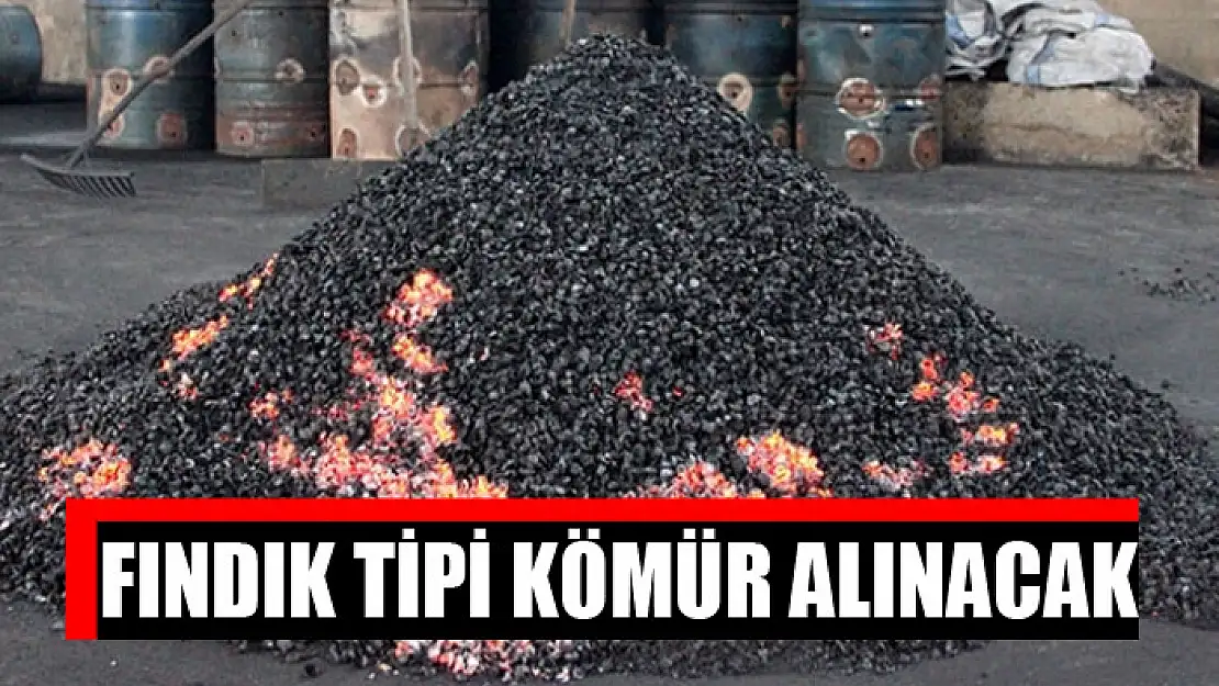 FINDIK TİPİ KÖMÜR ALINACAK