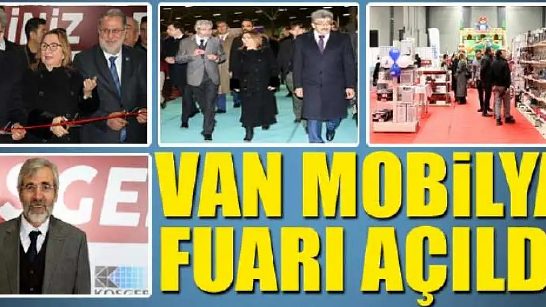 Van Mobilya Fuarı açıldı