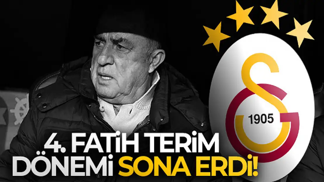 Galatasaray'da 4. Fatih Terim dönemi sona erdi!